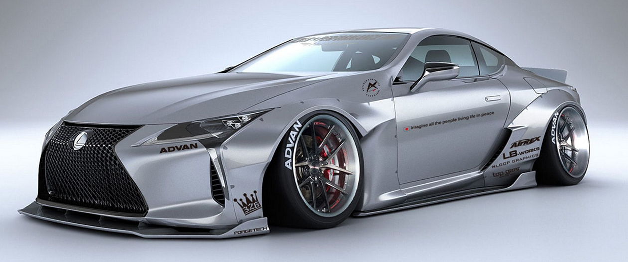 Liberty Walk Offers Wide Body Kits For The Lexus LC 500