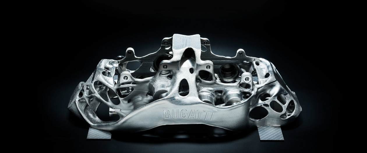 Bugatti Creates a 3D Printed Brake Caliper