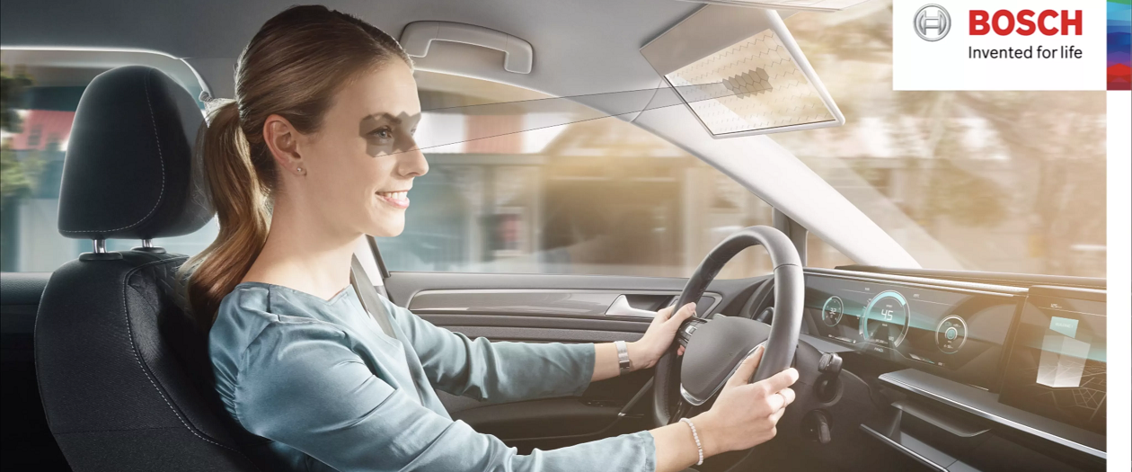 Bosch Virtual Visor Tracks Your Eyes to Block the Sun