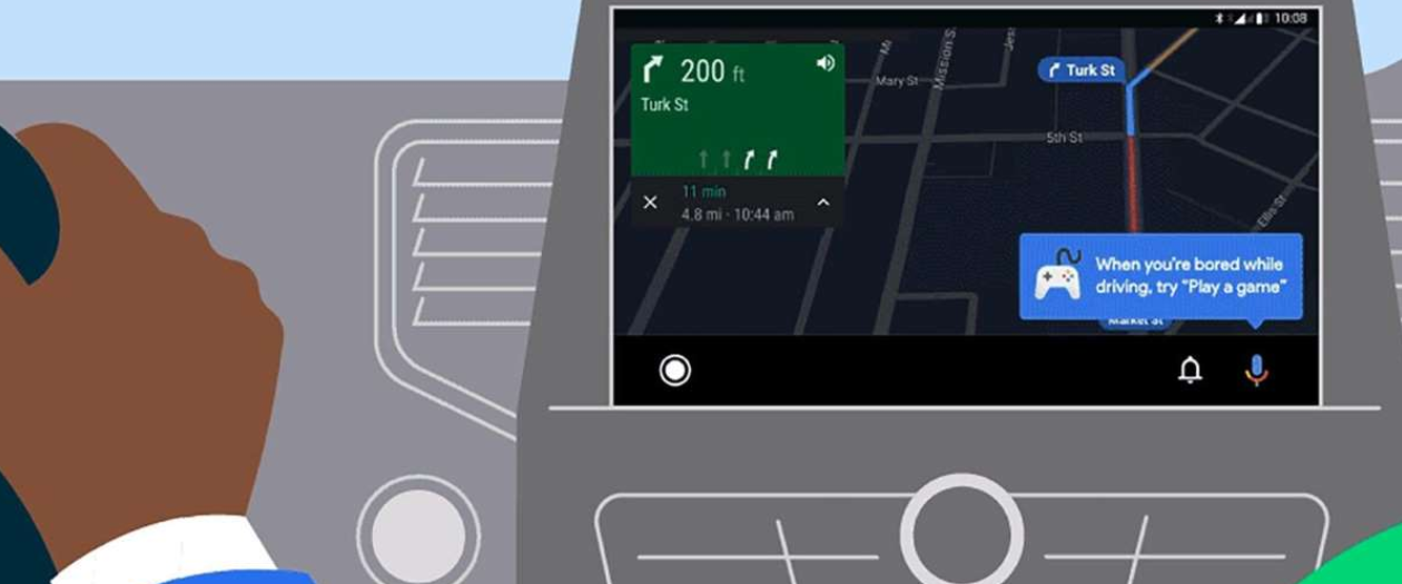 Android Auto Update Adds Split Screen, Shortcut, Driving Games