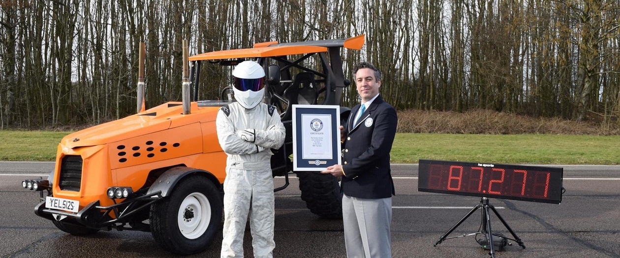 Top Gear Breaks Record for World's Fastest Tractor