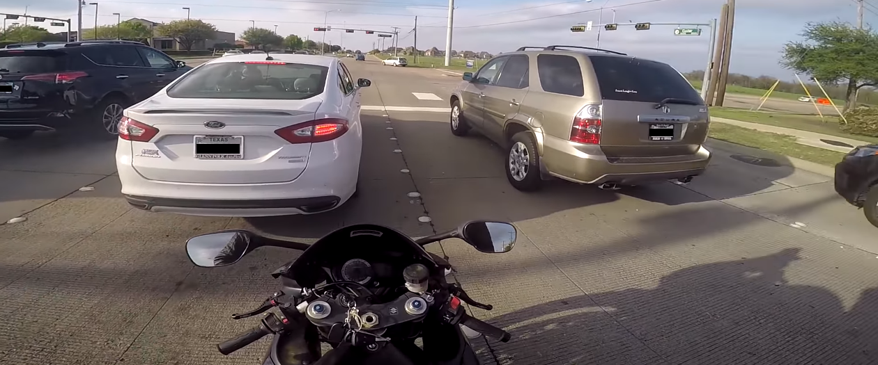 Motorcyclist Captures Near-Death Experience on Camera