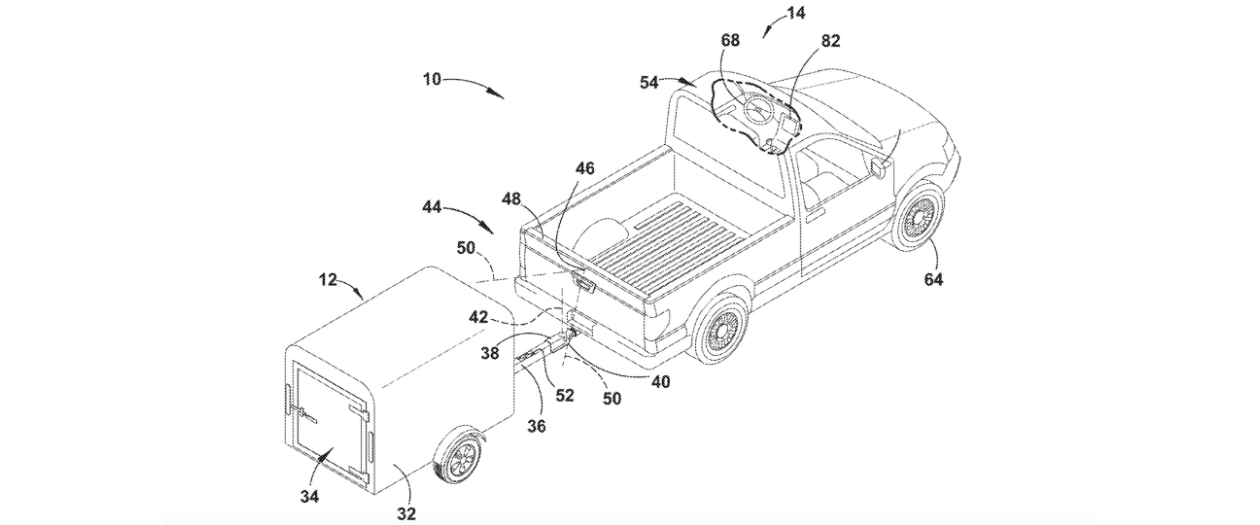 Ford Patents "Trailer Sideswipe Avoidance System"
