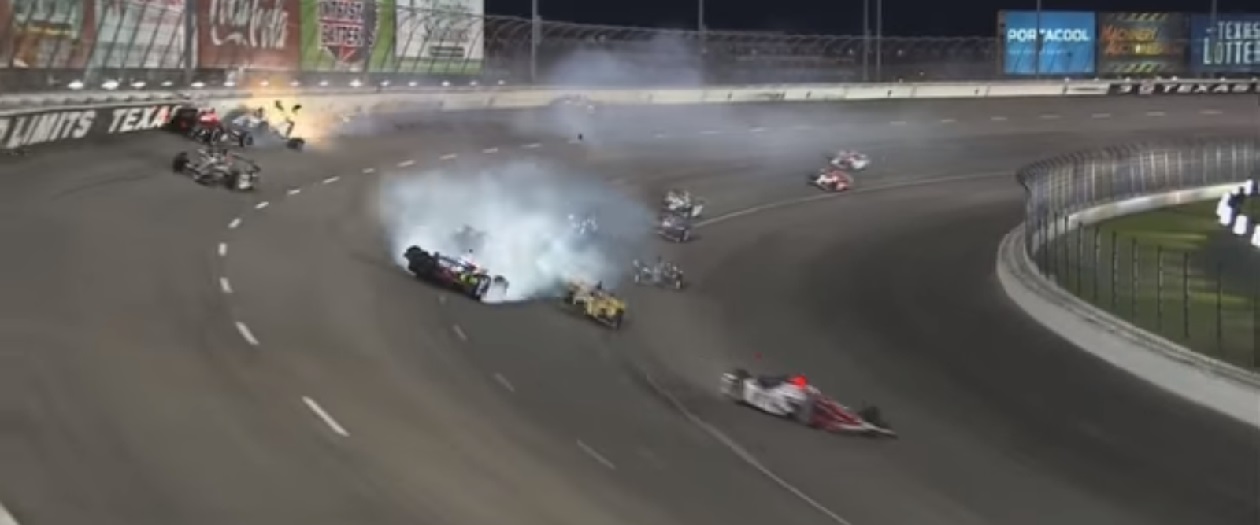 Major IndyCar Crash at Texas Motor Speedway Leaves 11 to Continue Racing