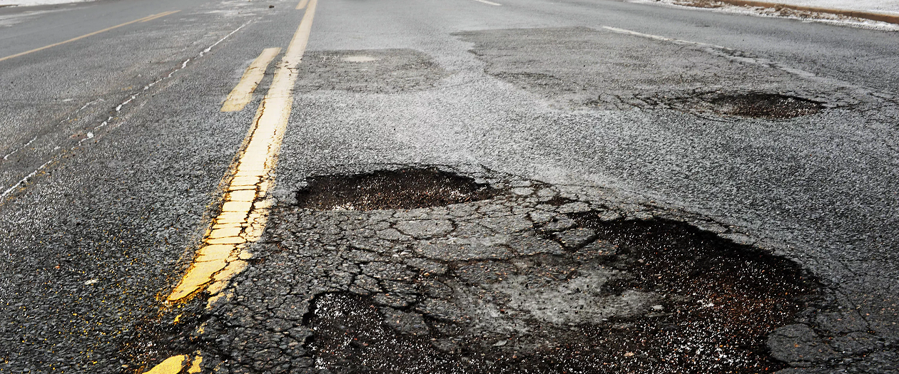 What if Air Drones Could Fix Potholes?