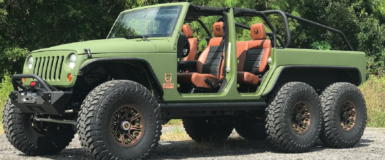 Bruiser Builds Six-Wheeled Wrangler