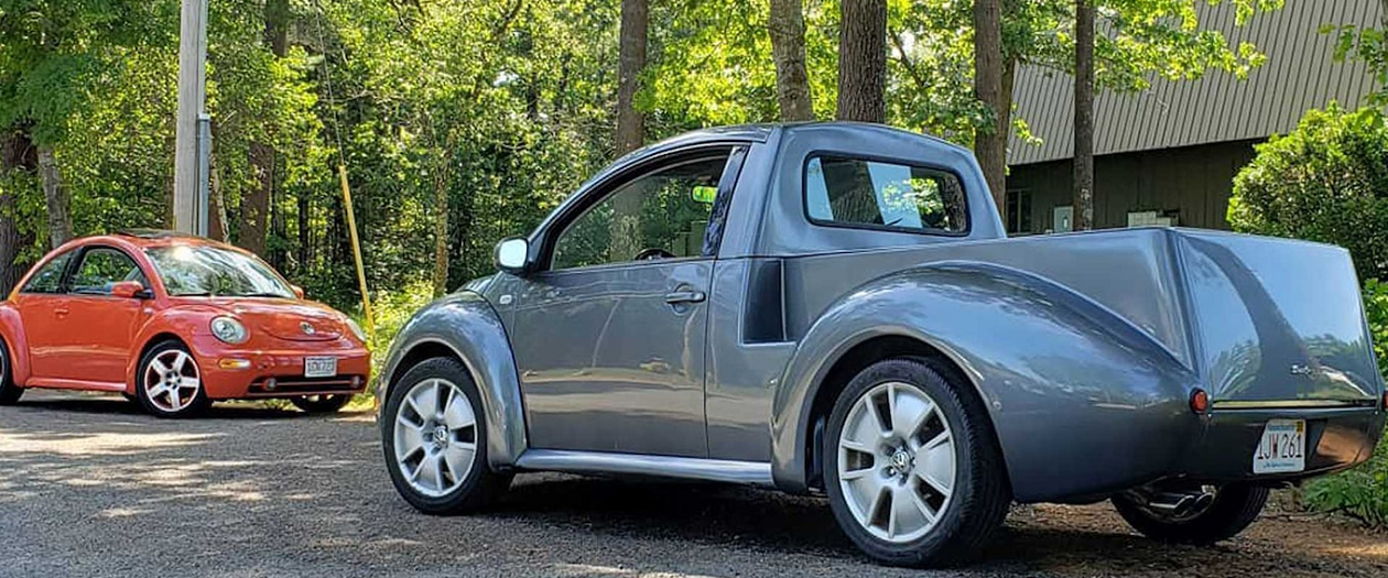 Convert Your Beetle Into a Pickup Truck With This Mod Kit