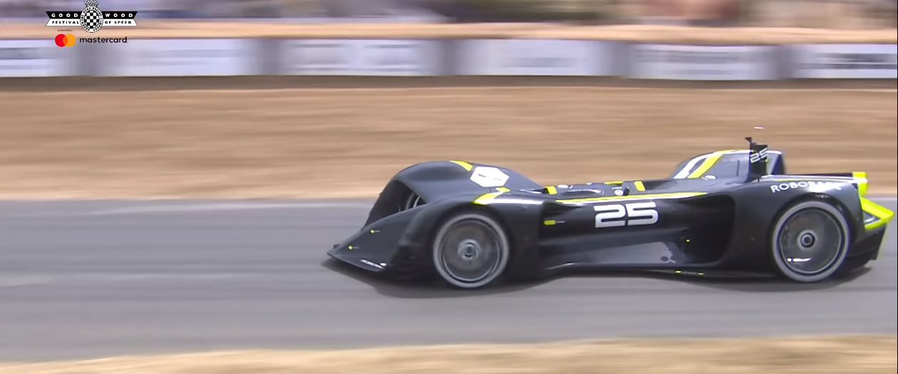 Robocar Becomes the First Autonomous Vehicle to Climb the Hill at Goodwood