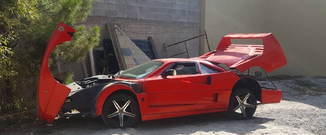 Ferrari F40 Replica Built on a Nissan Sentra Appears in Texas