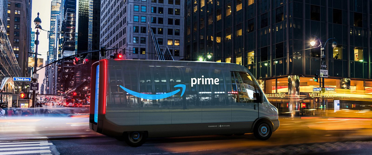 Amazon Invests $700 Million Toward Electric Vans by Rivian