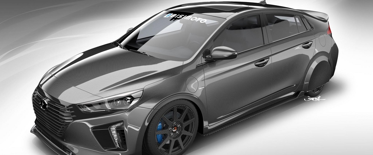 Hyundai and Bisimoto Engineering Modify The Ioniq