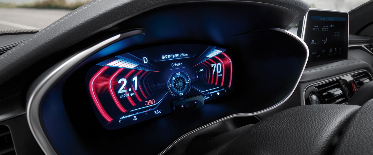 Genesis Introduces Three Dimensional Dashboards to Korean Cars