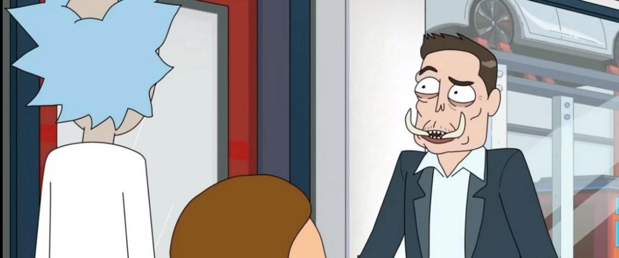 Elon Musk Appears in Popular Show "Rick and Morty" as Elon Tusk