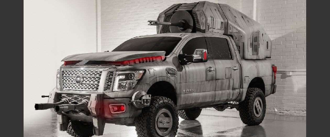 Nissan Premiers Star Wars Themed Titan AT-M6