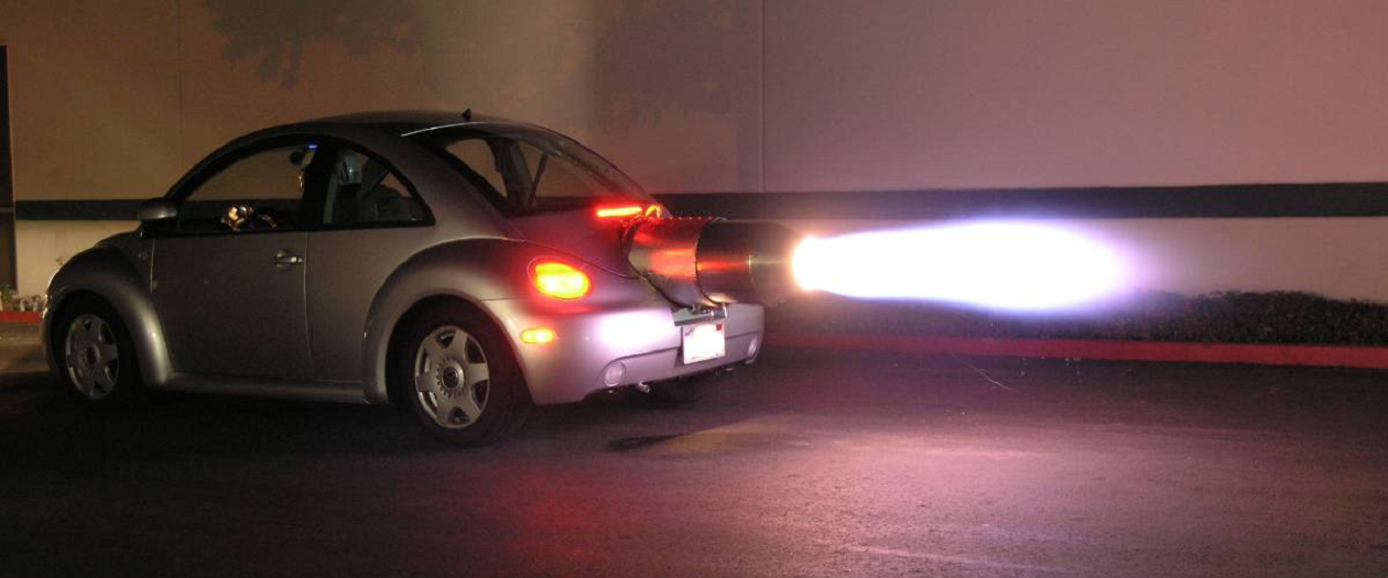 This Rocket-Powered Volkswagen Beetle is For Sale on Craigslist